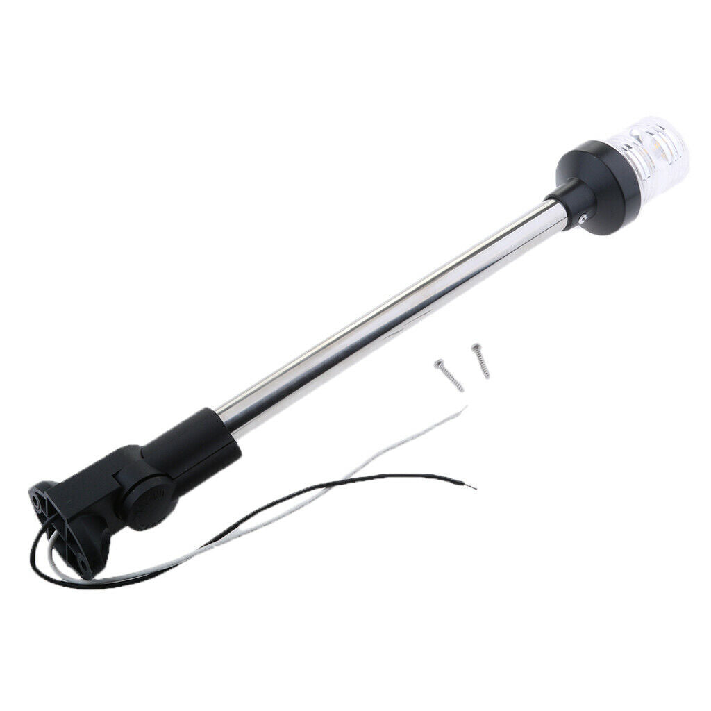 Marine Boat Fold LED Navigation Stern Anchor Pole Light 16