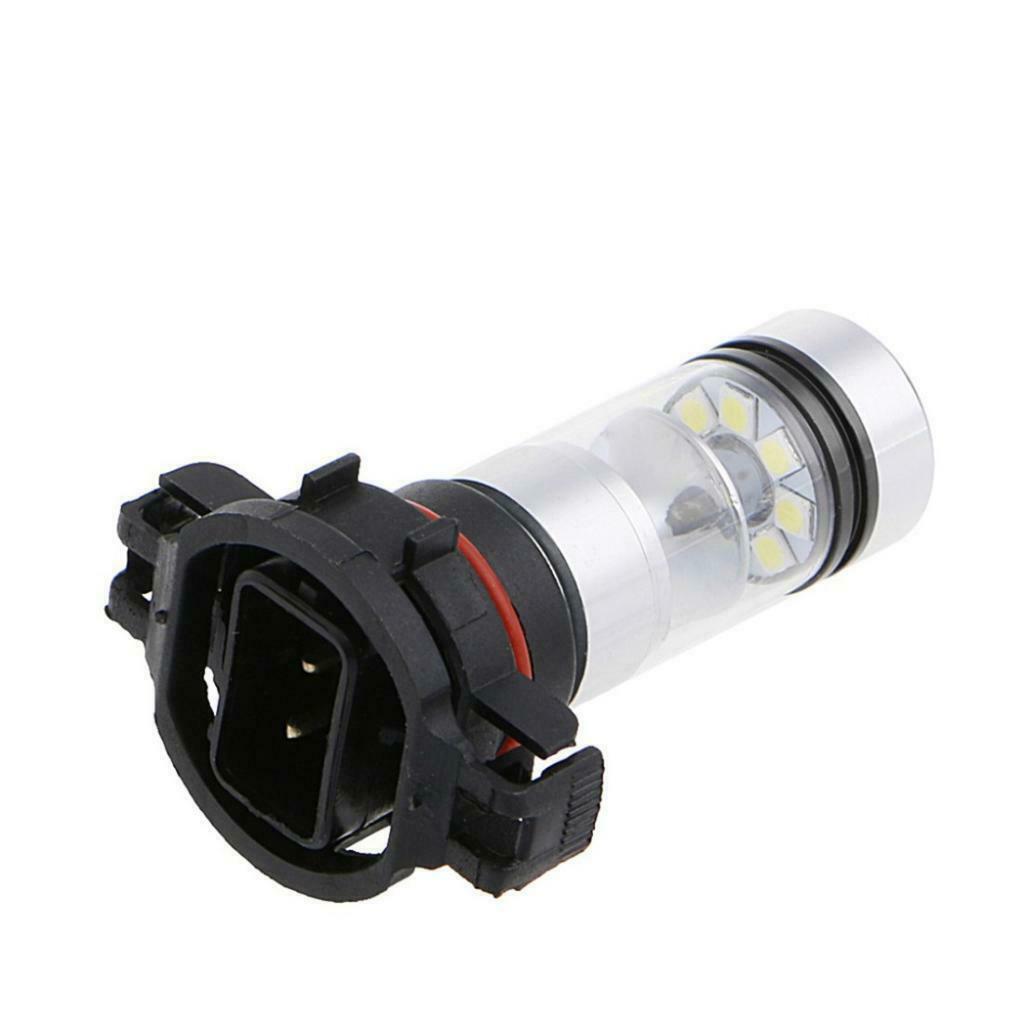 2X H16 6000K 100W High Power LED Projector Foglight Bulbs Lamps HID White