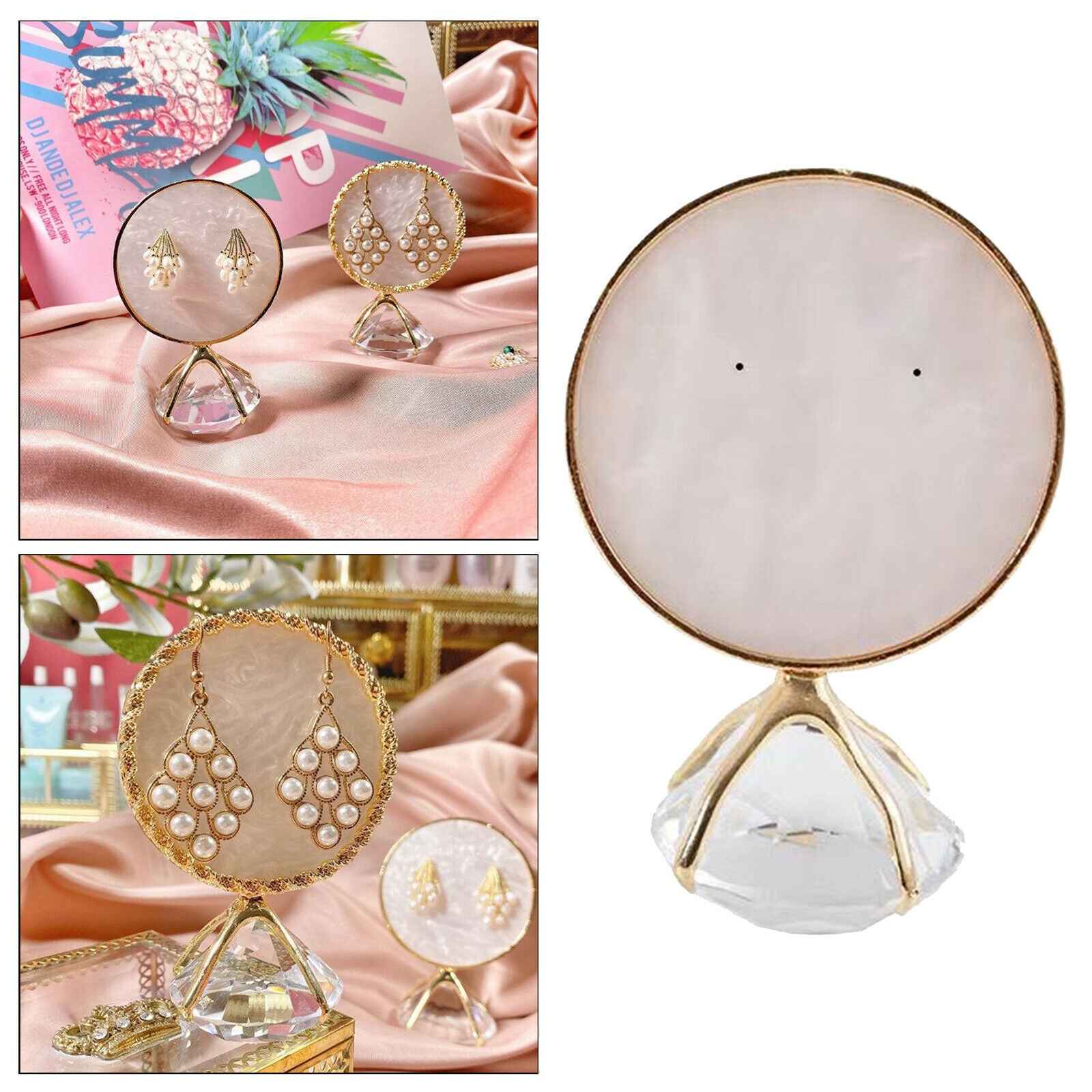Nail Tips Display Stand Nail Art Plate Rack Board Display Tool 2 Holes
