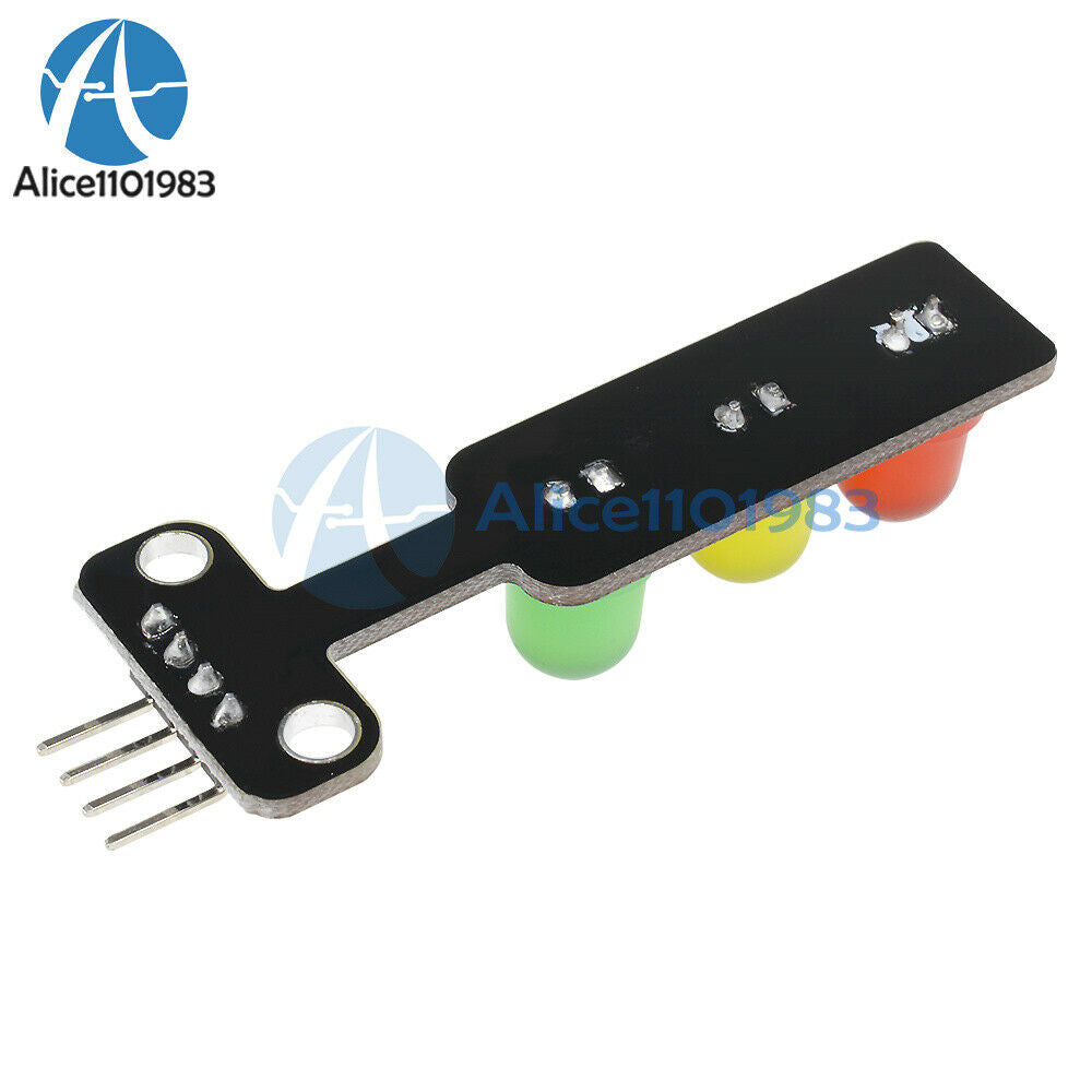10PCS 5mm 5V LED Traffic Light Digital Signal Output Module Red Green Blue
