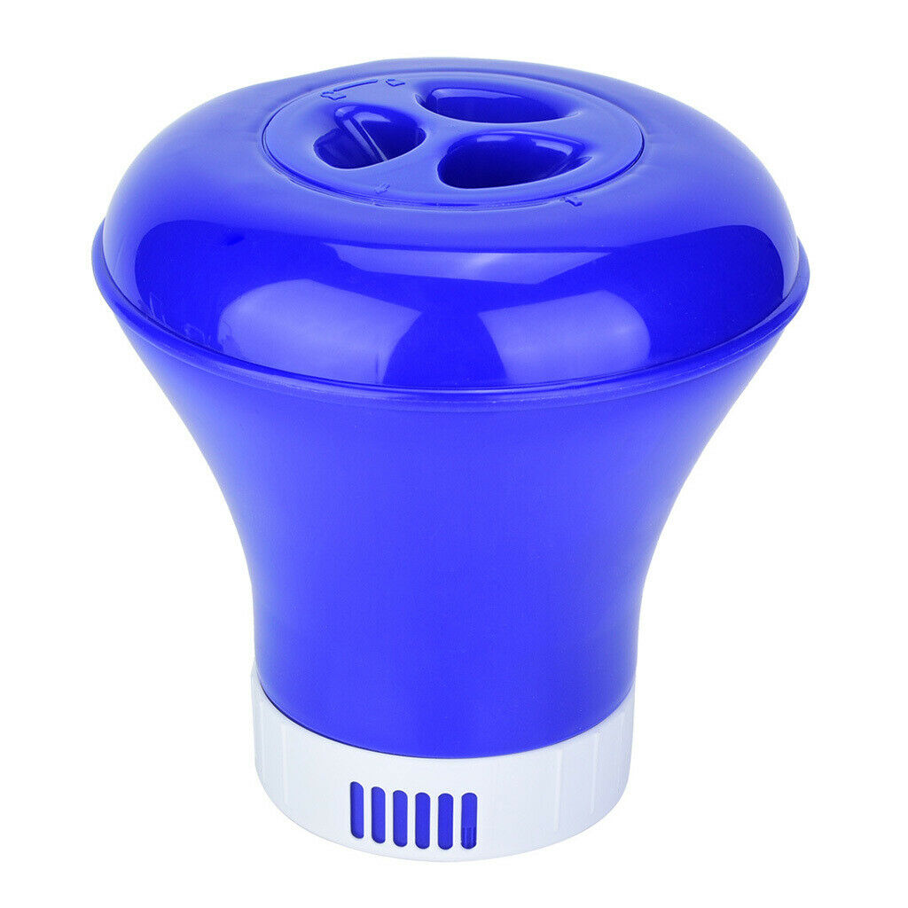 8 Inch Floating Chlorine Dispenser with Thermometer Spa Tub Swimming Pool