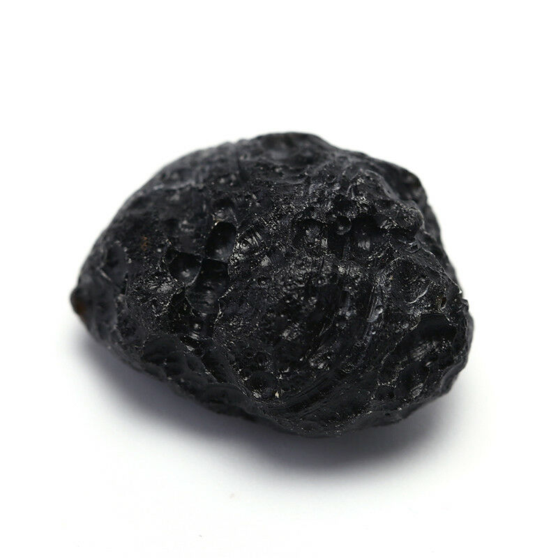 1XTektite Meteorite Raw Specimen Mineral Rock Iron Stone Rough Black Spac.l8