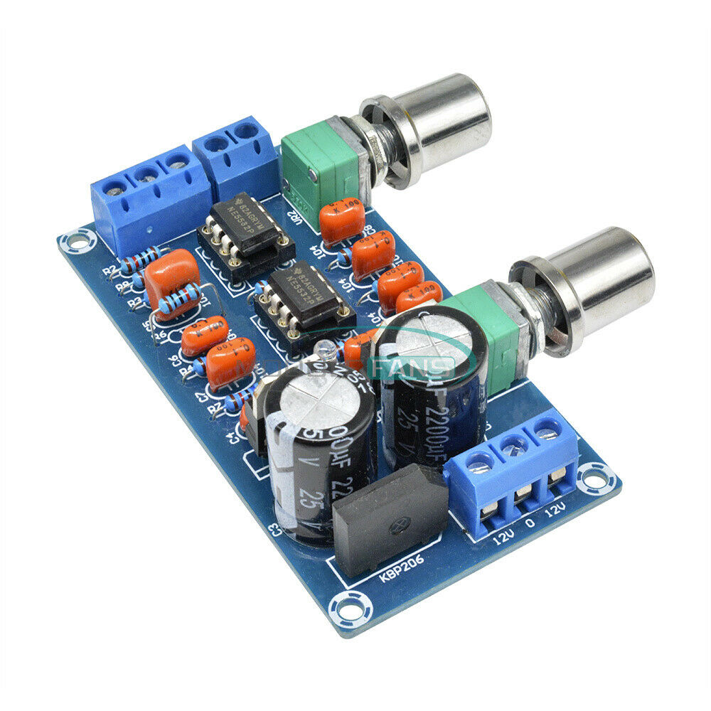 Low-pass Filter NE5532 Subwoofer Process Circuit For Amplifer Board AC 9V -15V