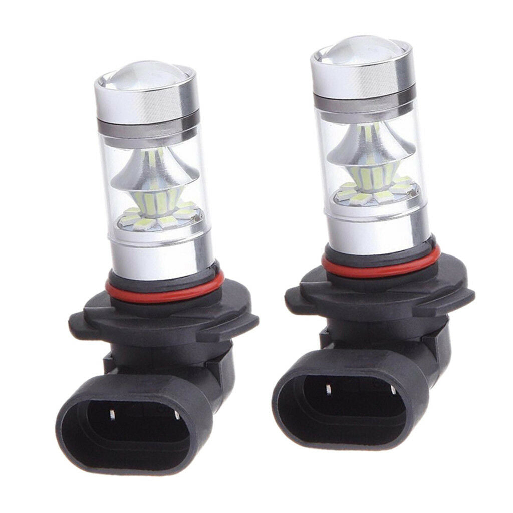 2pcs 9006 HB4 LED Fog Driving Daytime Running Light Ice Blue 8000K