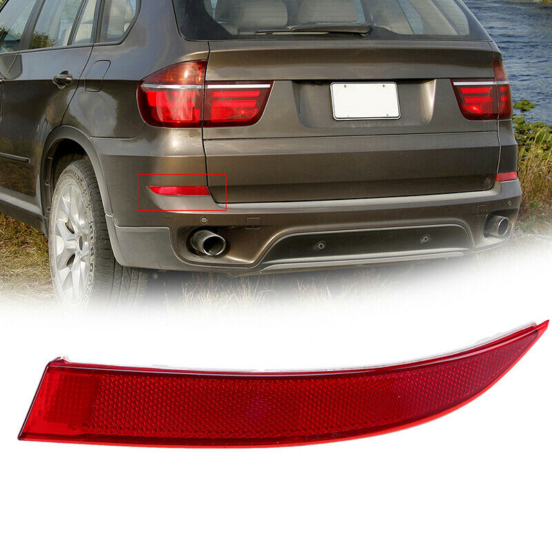 Passenger Right Side Rear Bumper Reflector Light Marker Red Fit BMW X5 2011-2013