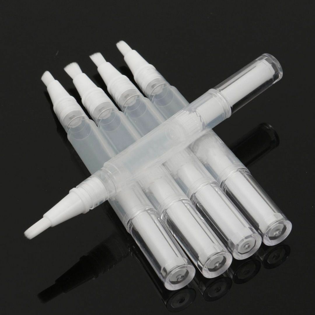 5pcs Cuticle Oil Container With Brush Lip Balm Nail polish Tube Empty Twist Pen