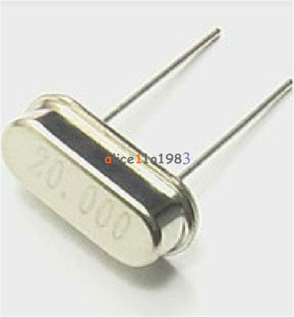 10Pcs New 20.000MHZ 20MHZ 20M HZ HC-49S Crystal Oscillator AL