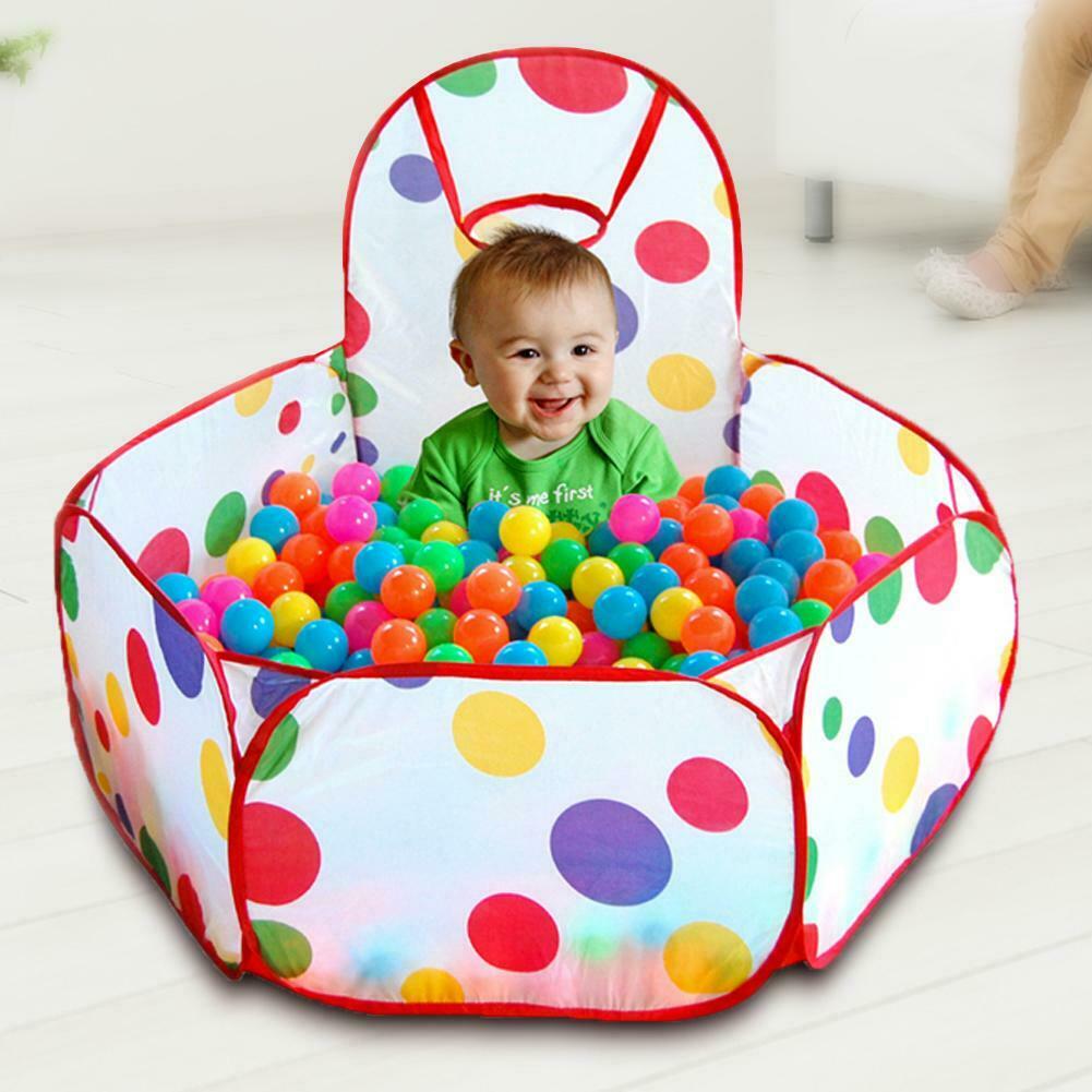 Baby Children Kids Outdoor Indoor Playing House Tent Pool+25pcs Ocean Balls @