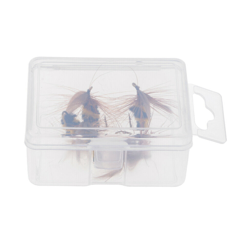 5Pcs Bumble Bee Fly Fishing Flies Trout Bass Bumble Bee Flies Lures Bait Bee