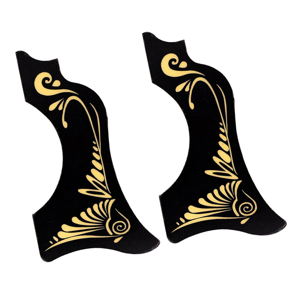 2x Folk Guitar Scratch Plate Self Adhesive Protective Decoration Accessory