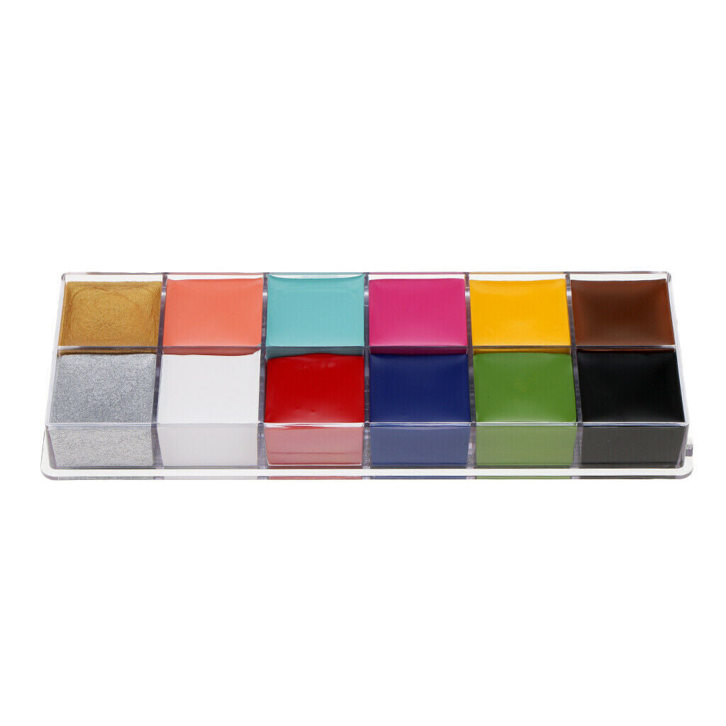 Halloween Professional Face Body Paint Oil Painting Art Make Up Party Kit