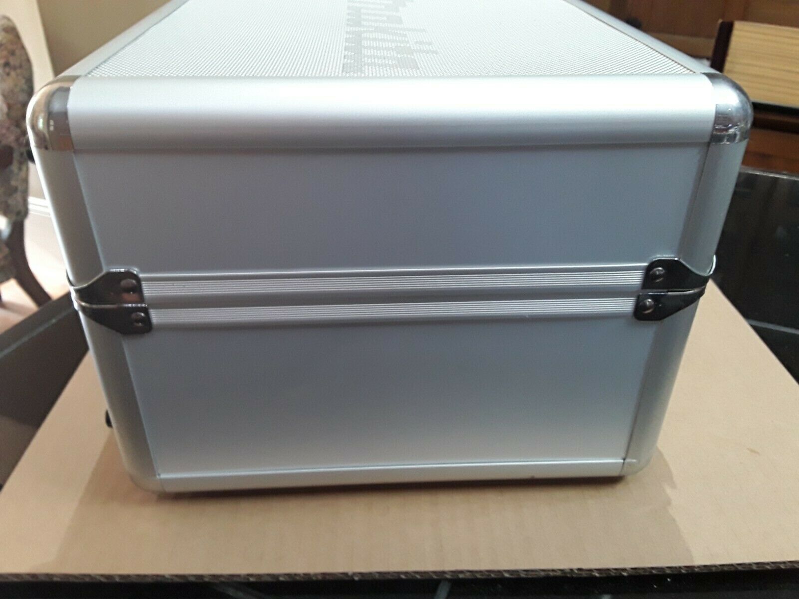 Makita Aluminum Soft Lined Storage / Drill Box. Metal Utility Case. Empty