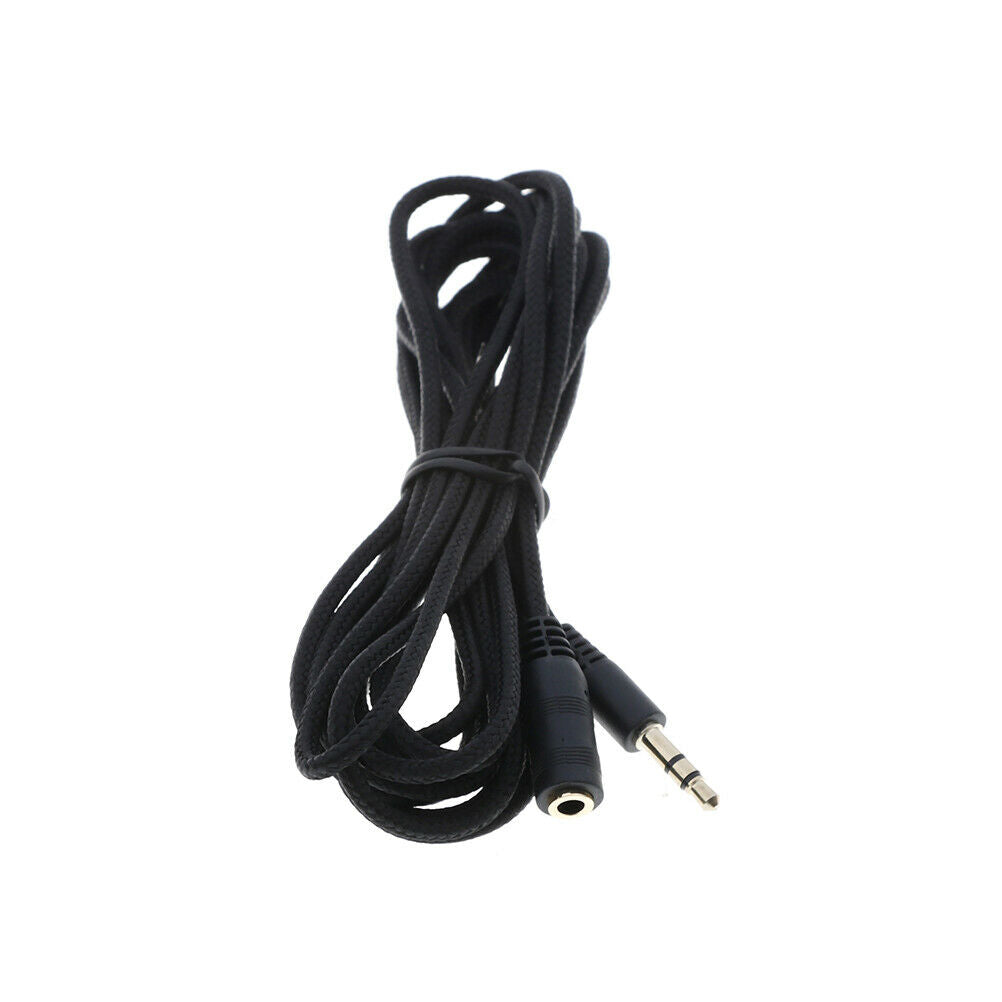 3.5mm female--male aux stereo audio headphones extension cable lead cord wirN Ad