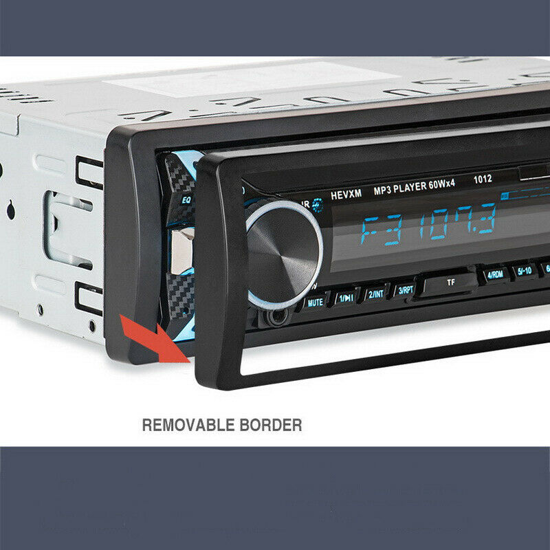Single Din Car Stereo Bluetooth Radio Audio MP3 Player Media Device In-Dash Unit