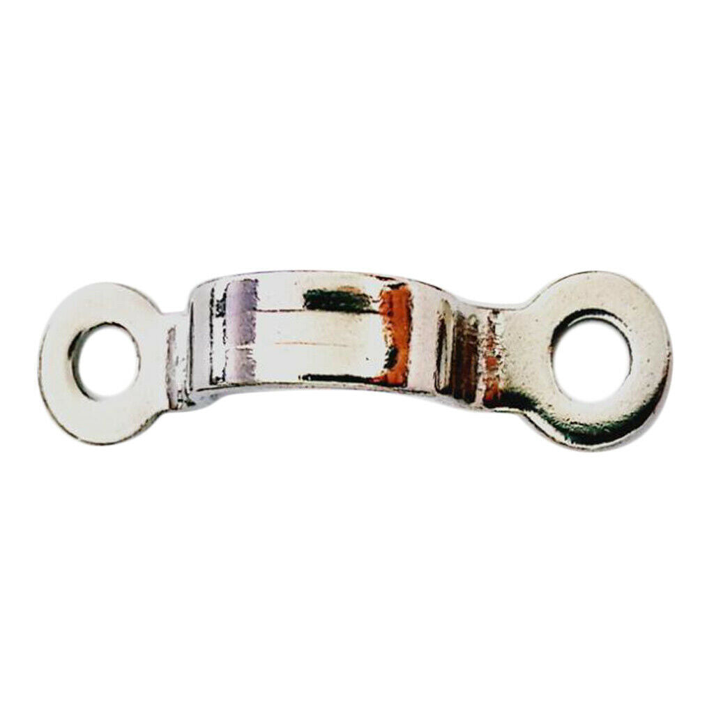 Steel Bimini Boat Top Pad Eye Strap Tie Down Footmans Loop Kayak 1.5 x 28.5mm