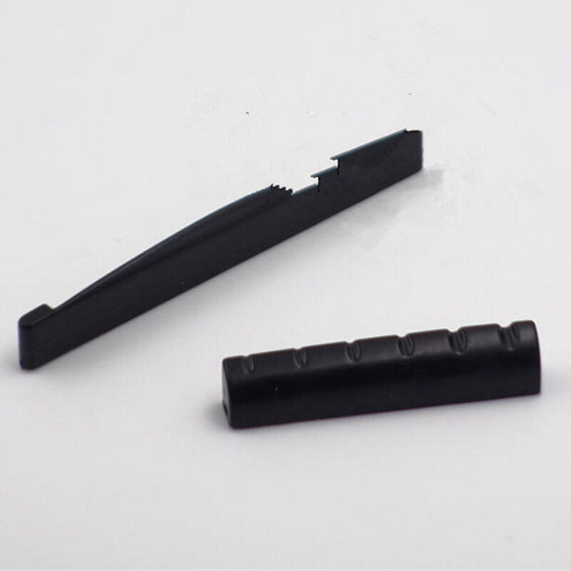 2Set Faux Buffalo Plastic Bridge Saddle for 6 String Acoustic Guitar Hot B.l8