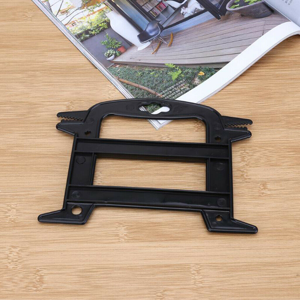 4x Sturdy Rope Winder Paracord Cord Holder Outdoor Black Hunting Backyard