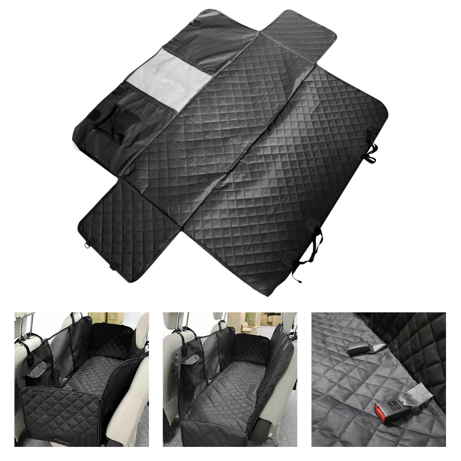 Premium Dog Car Back Seat Waterproof Durable Cover Travel Van Mat Hammock