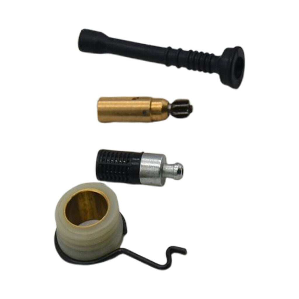 4x Oil Pump Worm Gear Oil Filter Hose Line Set Fit For Stihl ms250 025 New