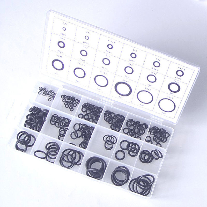 225 x Gummi O-Ring Washer Dichtungen Sortiment Schwarz für Auto BC ZP BCDE W0 DD
