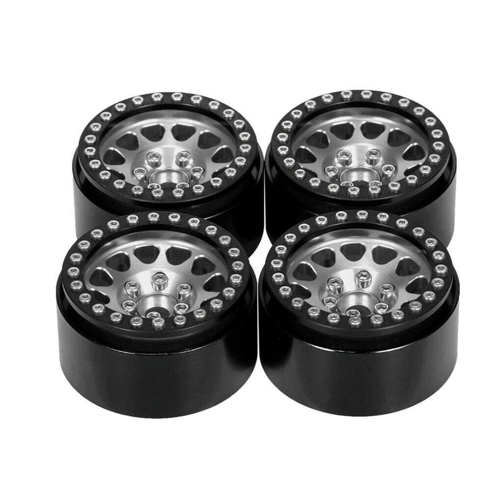 Metal 1.9" Beadlock Wheels Rims for Axial SCX10 II 90046 HPI  Spare