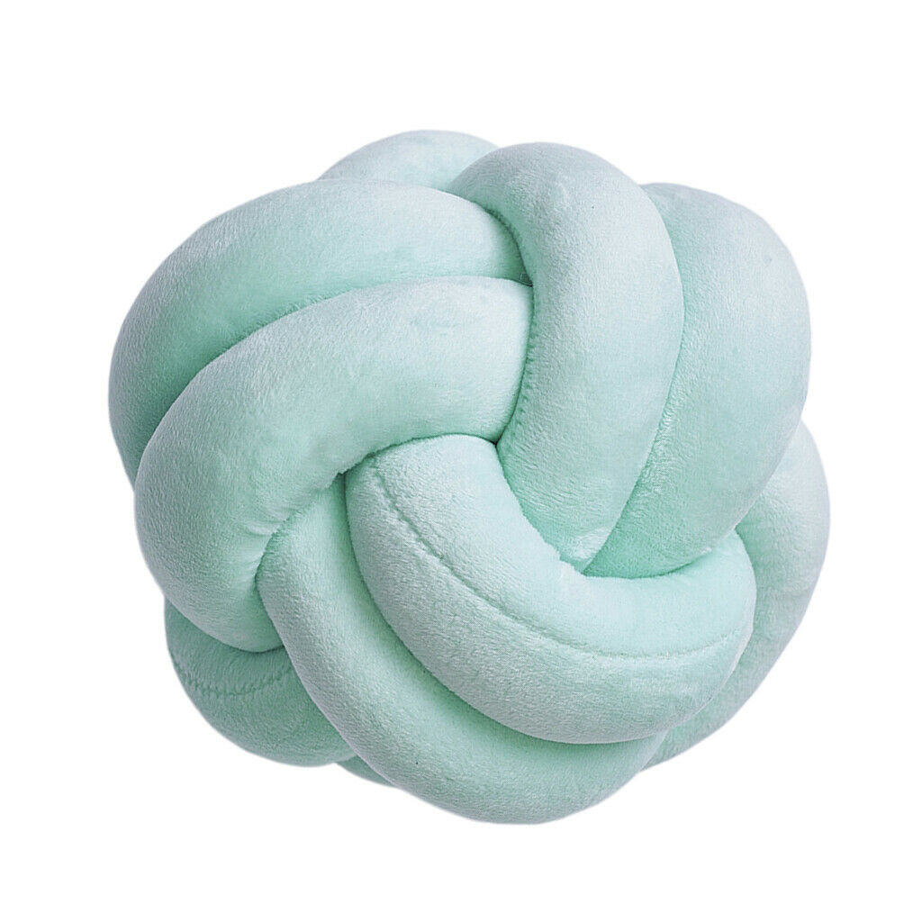 Set of 2 Knot Pillow Soft Plush Throw Pillow 18cm Mat for Bedroom Hotel