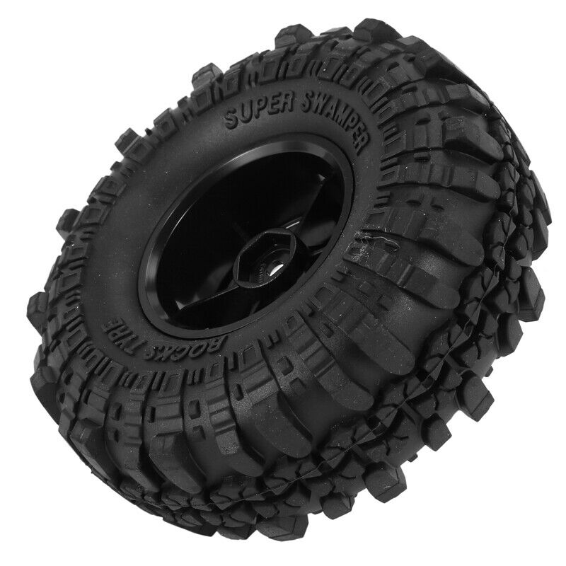110MM 1.9 Inch Rim Tyre Wheel Tire for 1/10 RC Rock Cler SCX10 D90 4 S2I4