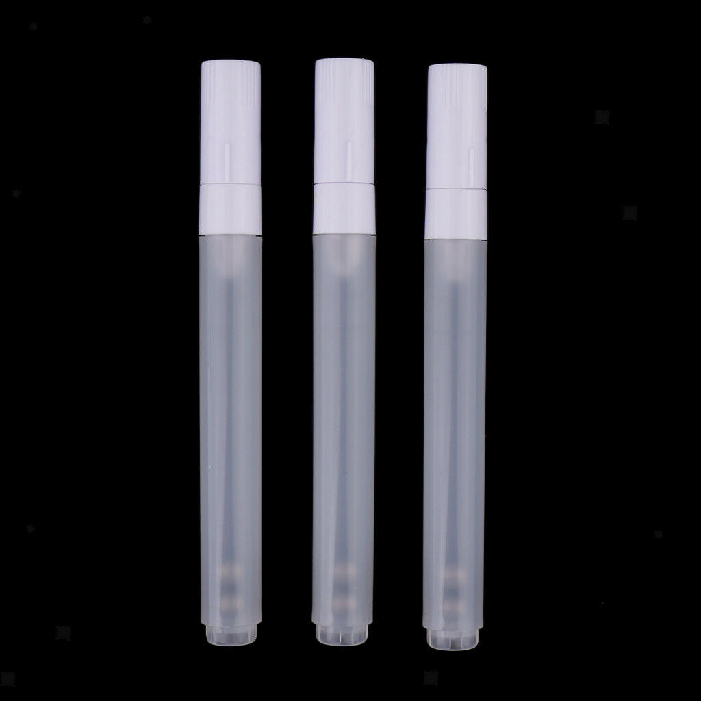 Set of 3 4.5mm Tips Oil Paint Empty Marker Pens Empty Pen Tube Artist Paint