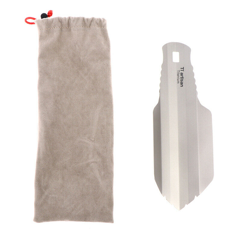 Pure Titanium Ultralight Backpacking Potty Trowel Outdoor Compact Poop Sho L FT