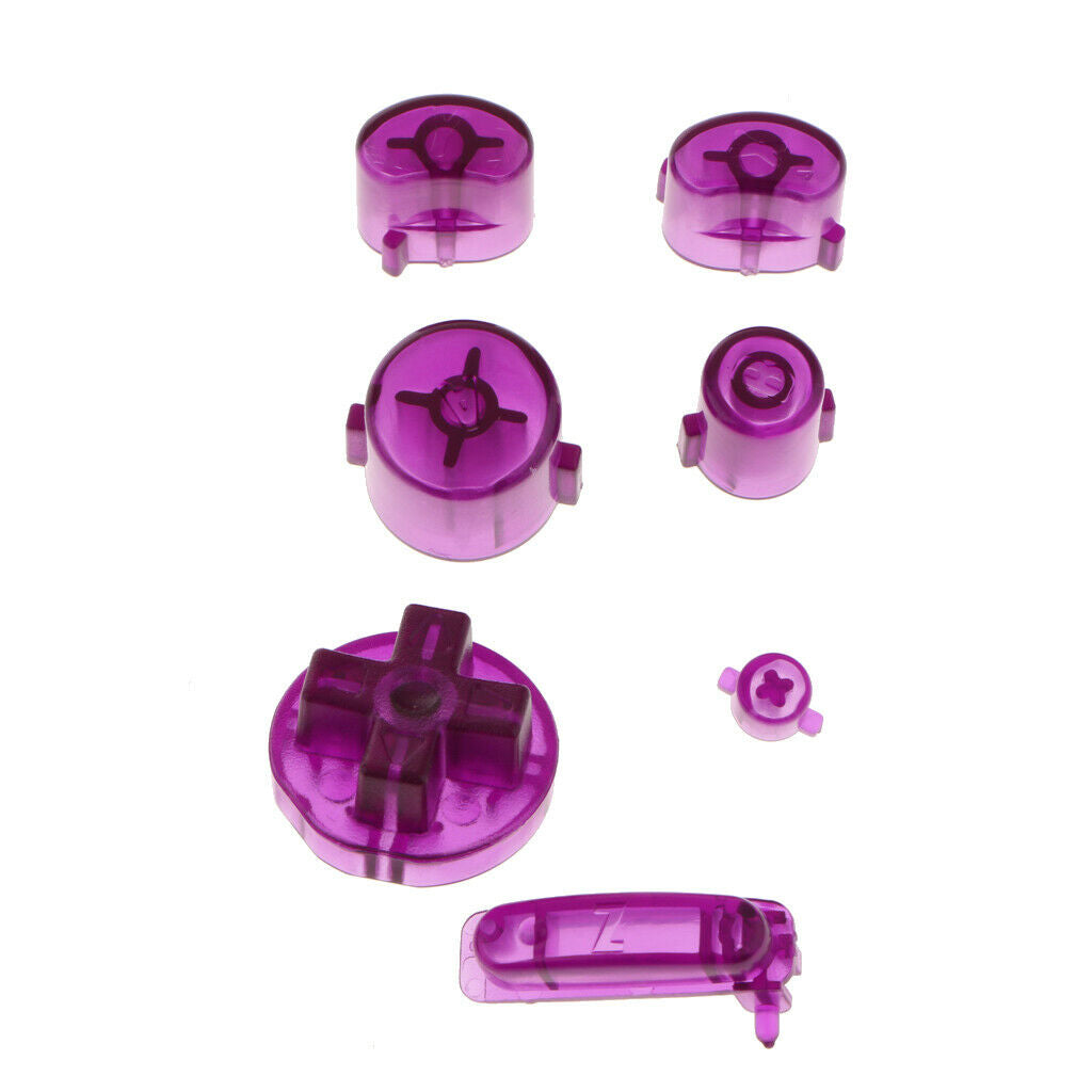 Bullet ABXYZ Buttons+Thumbsticks & D-pad for   NGC Controller Purple