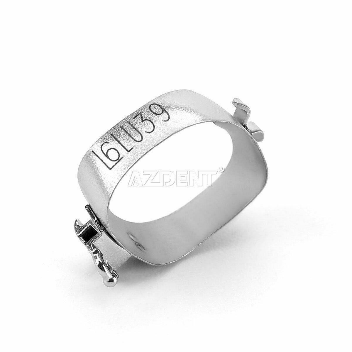 80pcs Dental Orthodontic 1st Molar M Bands & Buccal Tube Conv Roth.022 36#-40+#