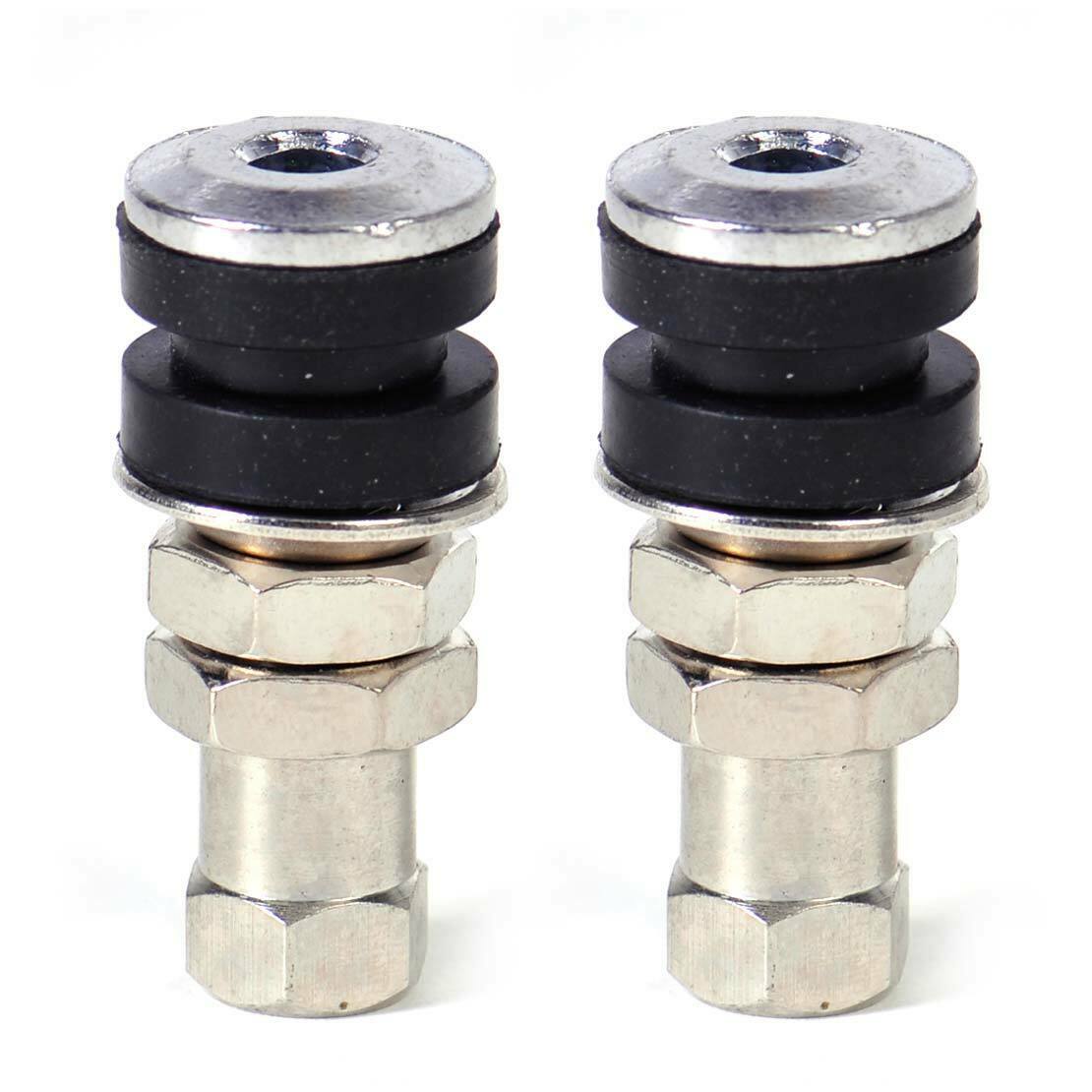 2x Tire Wheel Valve Tubeless No Tube Stem Fit for Motorcycle Car Bike ATV An