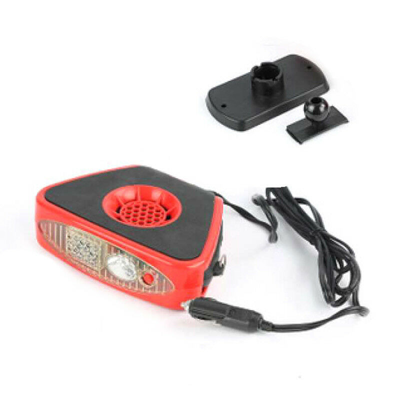 150W Car Heater Heated Windscreen Window Demister Defroster LED Flashlight Handy