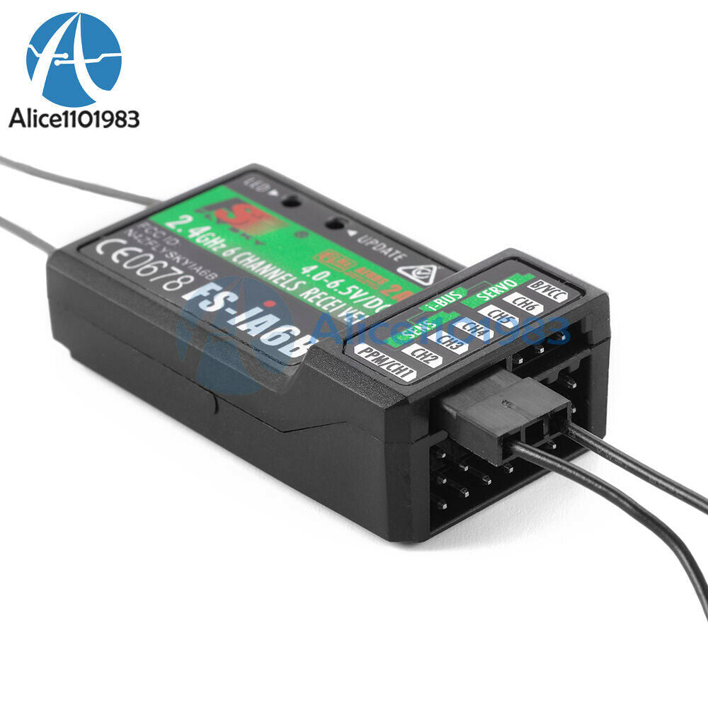 Flysky 2.4G FS-iA6B Six Channel Remote Control Receiver for GT2E GT2F GT2G RC285