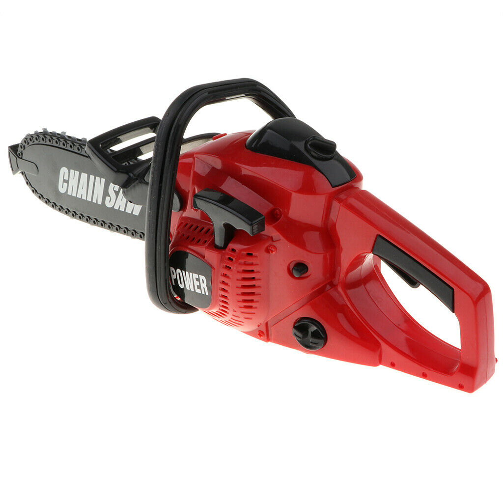 Rotating Chainsaw Power Tool w/ Realistic Sounds Yardwork Boys Toys Gift