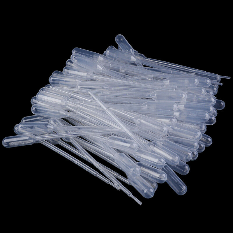 100Pcs 1ML Disposable Plastic Eye Dropper Set Transfer Graduated PipDEAU