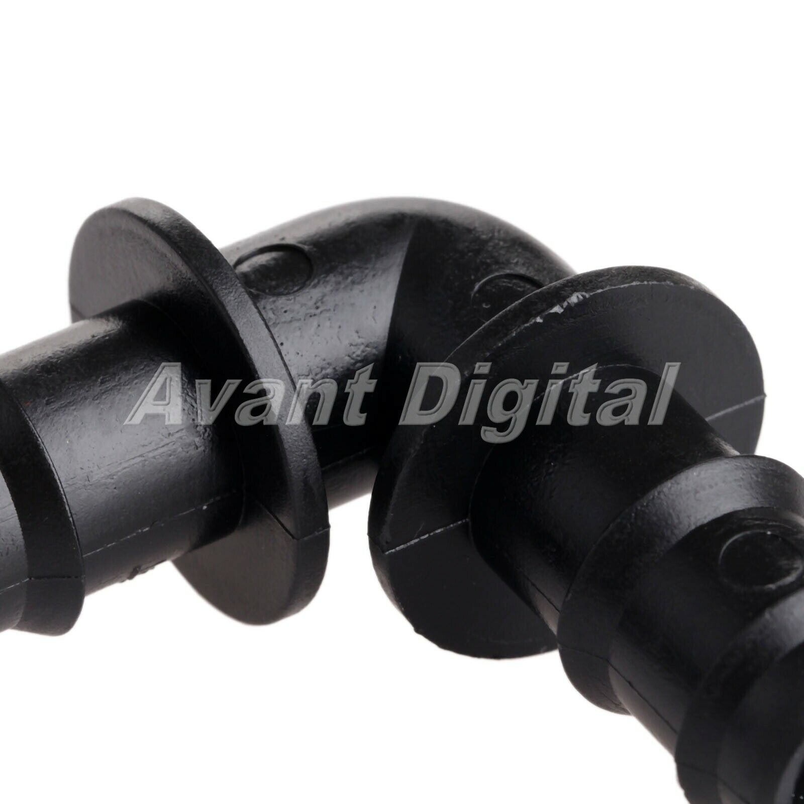 12mm Black Elbow Angle Bend Micro Drip Irrigation Pipe Fortings Connector 20pcs