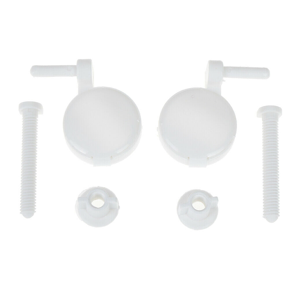 2pcs Plastic Toilet Seat Screws Fixings Fit Toilet Seats Hinges Repair To.l8