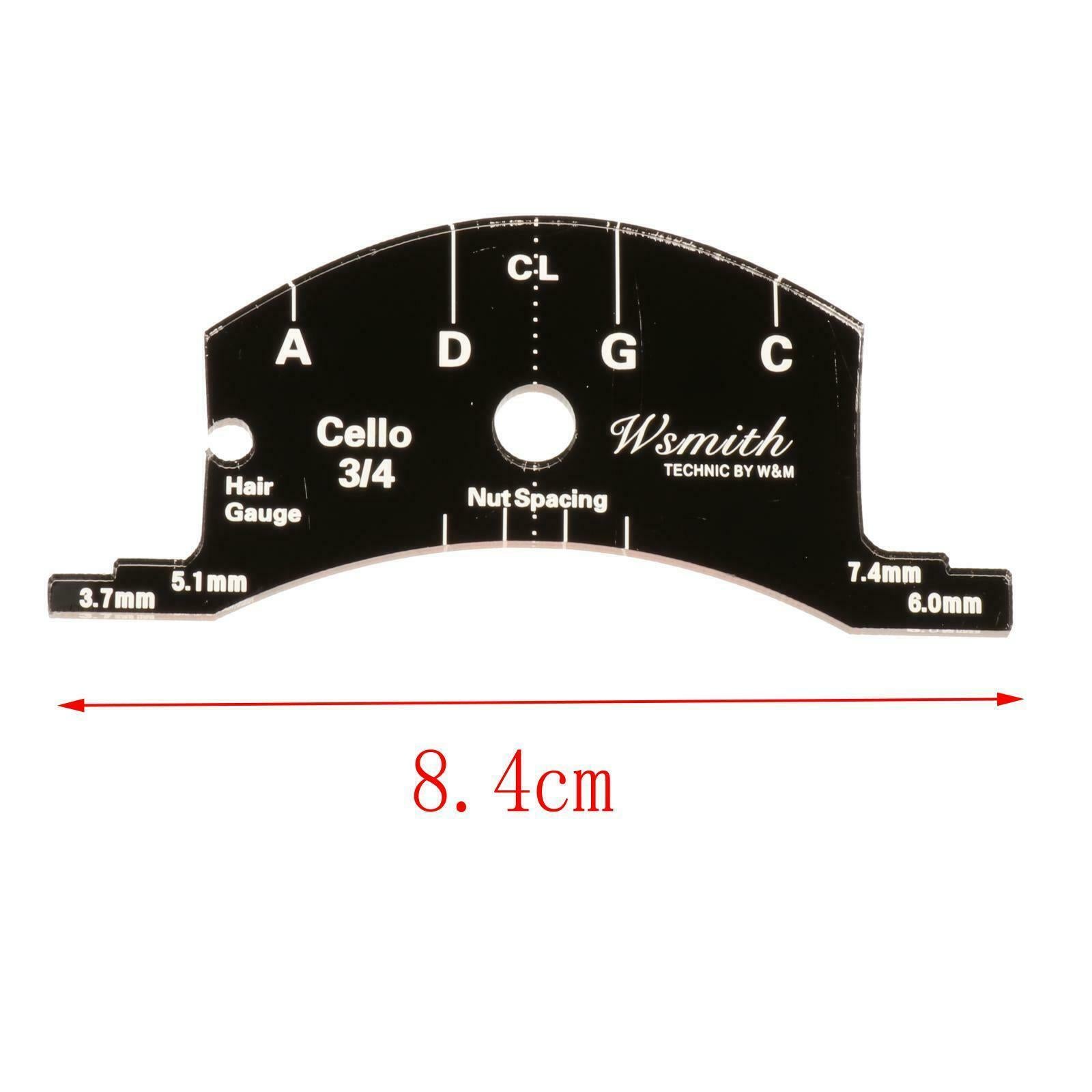 Cello Bridge Fingerboard Mold Template Repair Tool for Cello and Double Bass