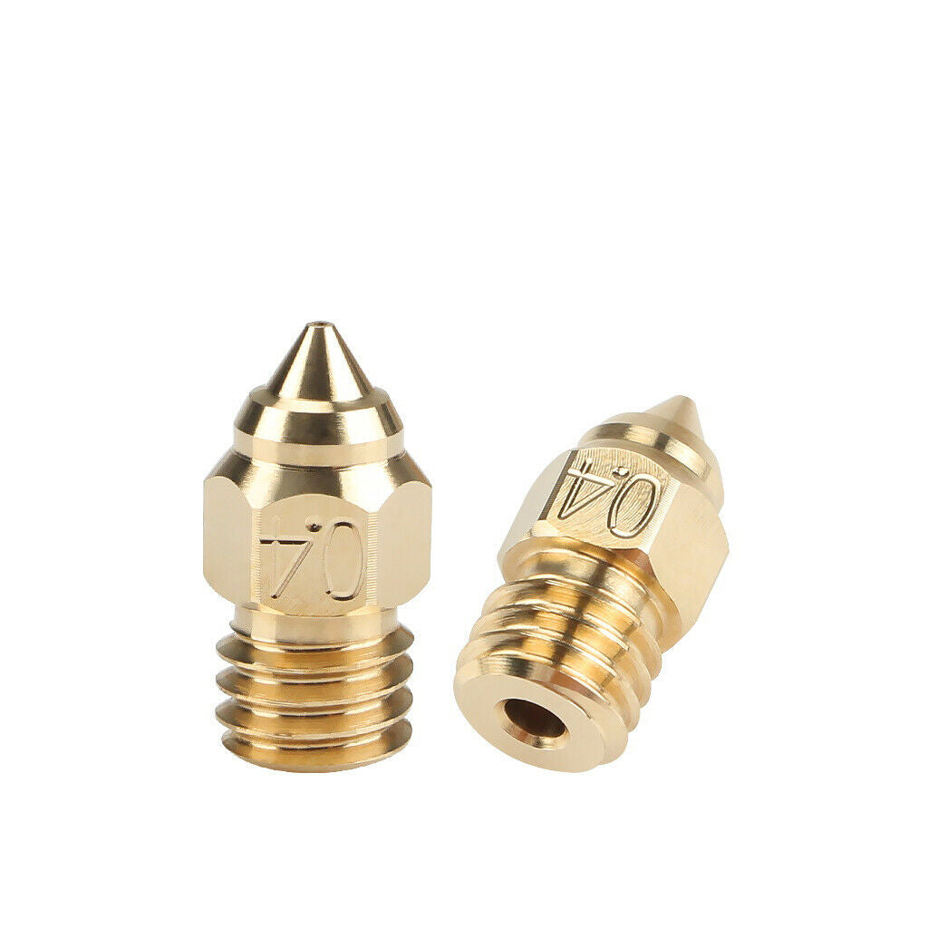 12Pcs Ender 3/CR-6 SE MK Nozzles Extruder Brass Nozzle MK Thread Printer Head