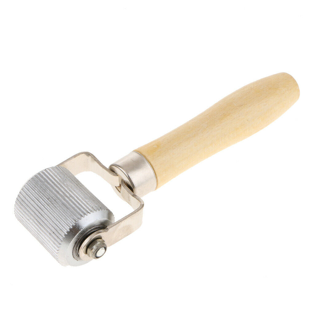 Wooden Handle Car 37mm Bearing Tyre Patch Roller Puncture Repair Tool 180mm