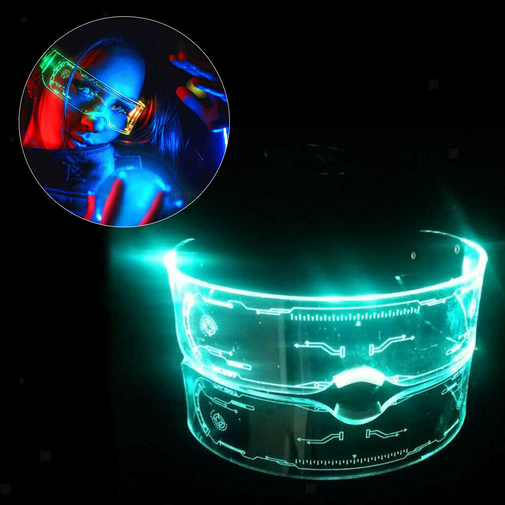 LED Light up Glasses Glowing Luminous Eyewear for Men Women Music Party