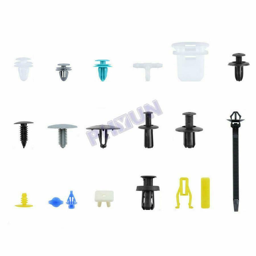 800x Mixed Push Rivet Fastener Clips + Tool Kit For Car Door Bumper Panel Fender