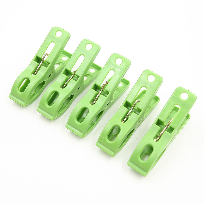 20x Heavy Duty Plastic Laundry Clothes Pins Color Hanging Pegs Clips   DD