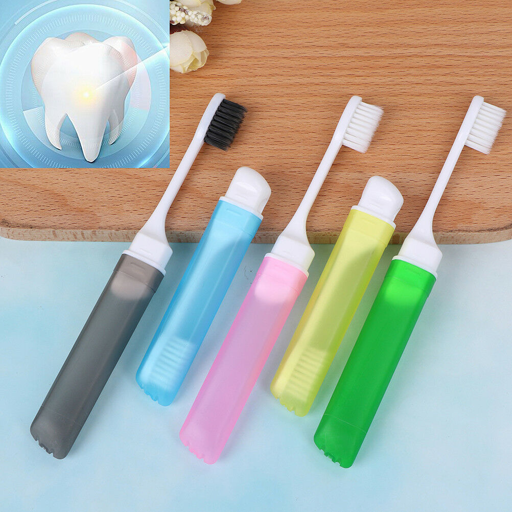 Portable folding outdoor travel camping toothbrush foldable toothbrush pla.l8