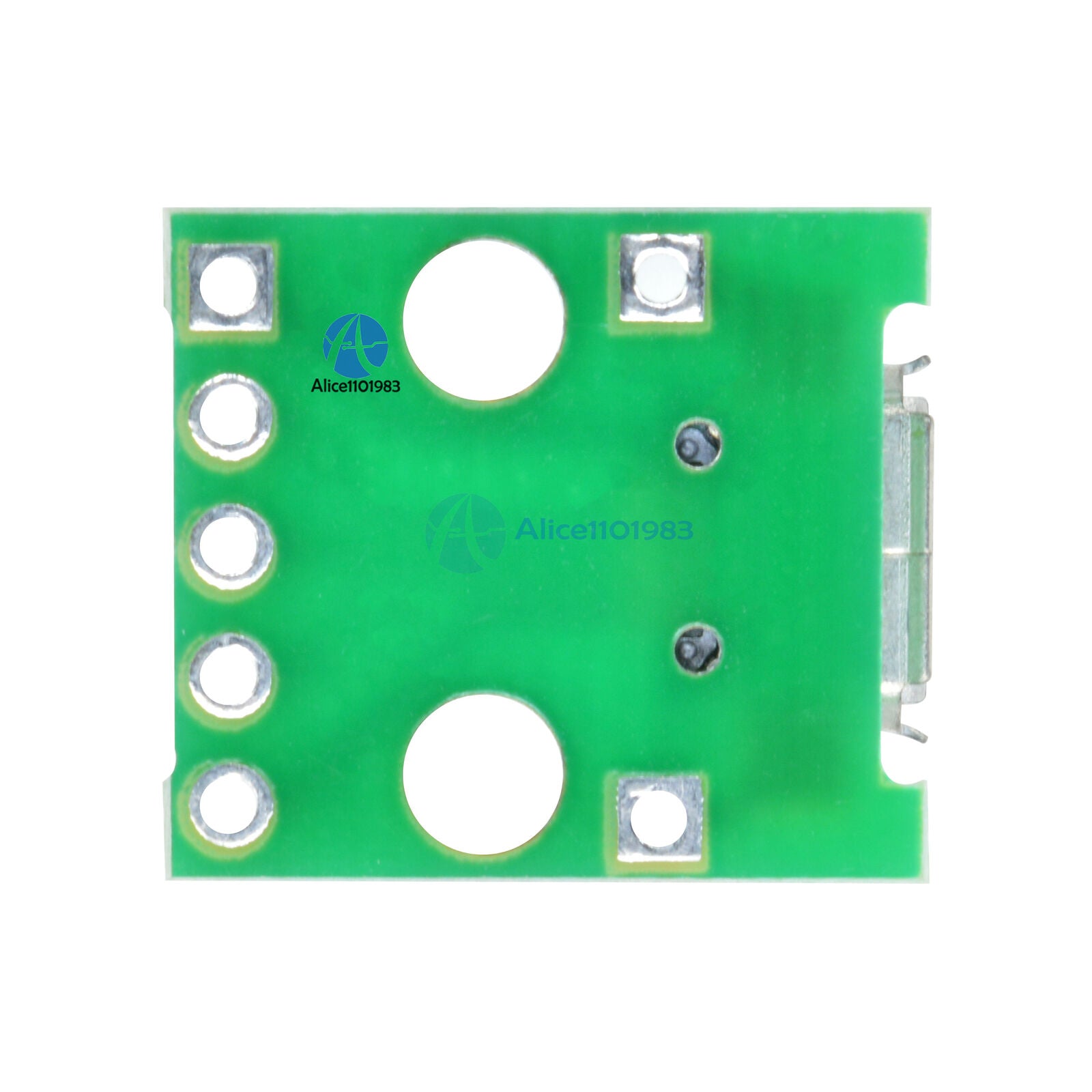5Pcs Female MICRO USB To DIP 5-Pin Pinboard 2.54mm Micro USB Type