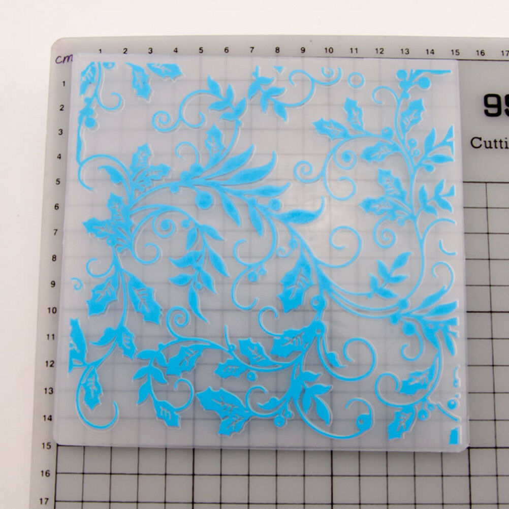 blue grass Embossing folders Plastic Emboss Folder For Scrapbooking DIY ca.l8