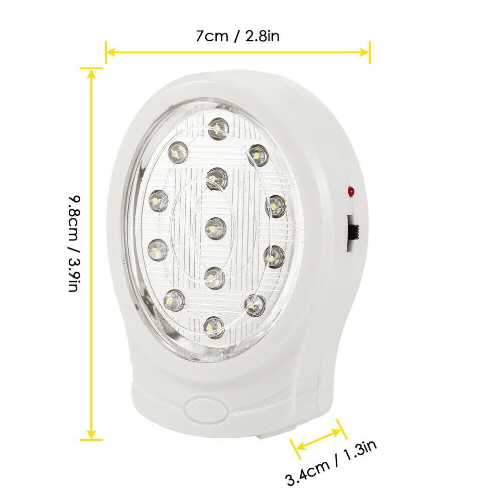 13 LED Rechargeable Home Emergency Lamp Automatic Power Failure Outage Light