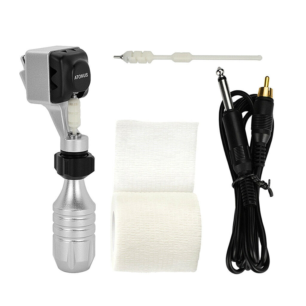 Body Art Supplies Kit Rotary Tattoo Machine with Clip Cord Elastic Bandage