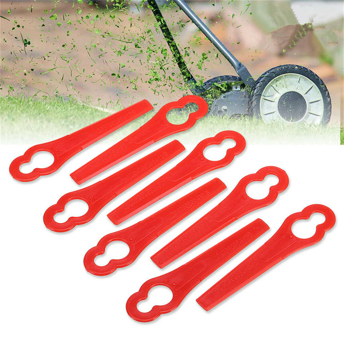 24PCS For Ferrex Aldi FAR 20-1 Grass Trimmer Plastic Blades Mower Replacement